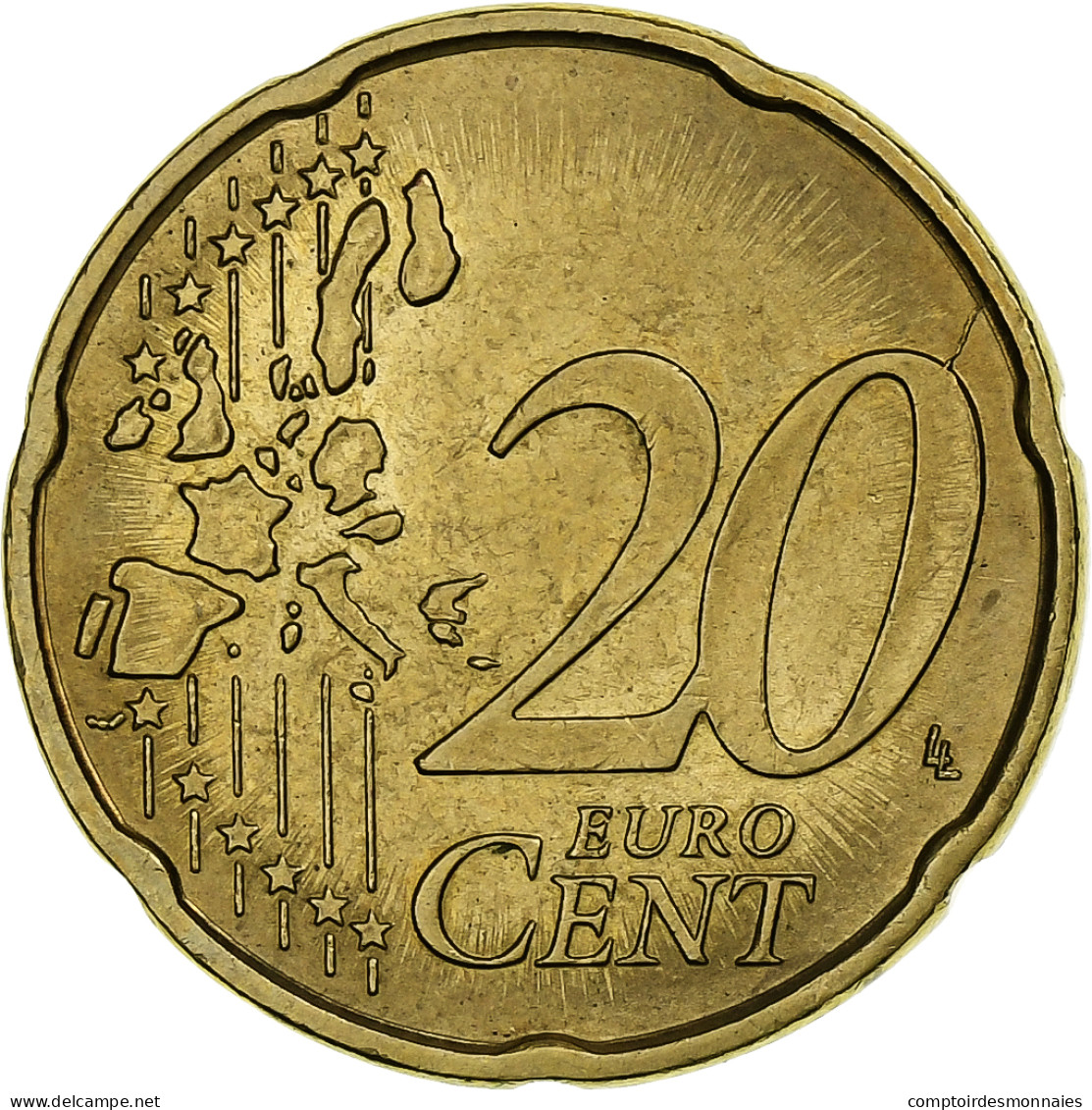 République Fédérale Allemande, 20 Euro Cent, 2006, Munich, Laiton, TTB - Germany