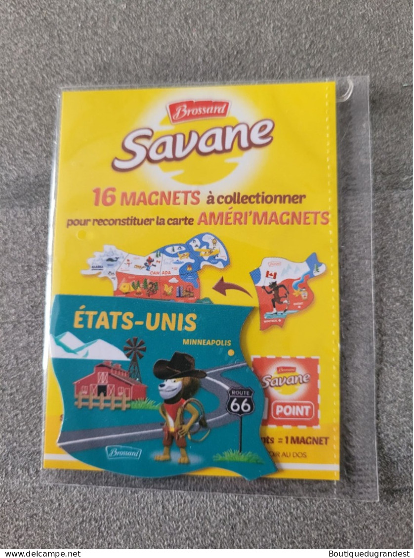 Magnet Brossard Savane Amérique États Unis Neuf - Reclame