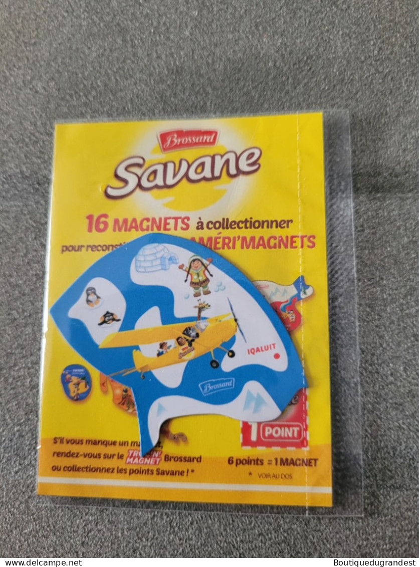 Magnet Brossard Savane Amérique Iqaluit Neuf - Publicitaires