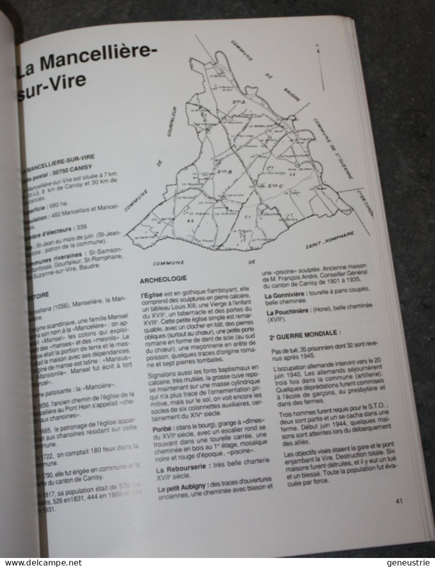 Livre 1994 (2700 Ex) "Mémoire Et Présence - Canisy, Notre Canton" Par Fernand Le Rachinel - Normandië