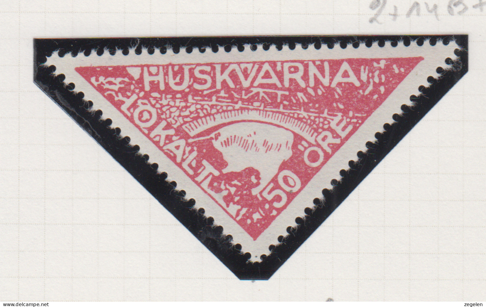 Zweden Lokale Zegel Cat. Facit Sverige 2000 Private Lokaalpost Huskvarna 16 - Local Post Stamps