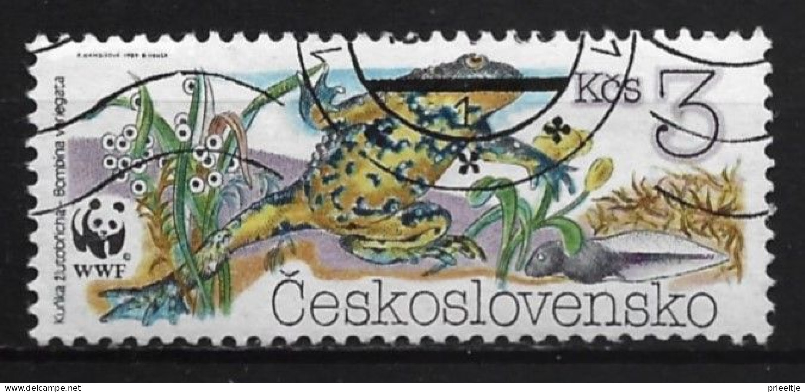 Ceskoslovensko 1989 Fauna  Y.T. 2809 (0) - Oblitérés
