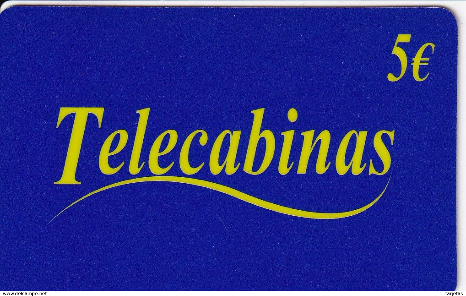 TARJETA DE ESPAÑA DE PREPAGO DE TELECABINAS DE 5€ - Telefonica