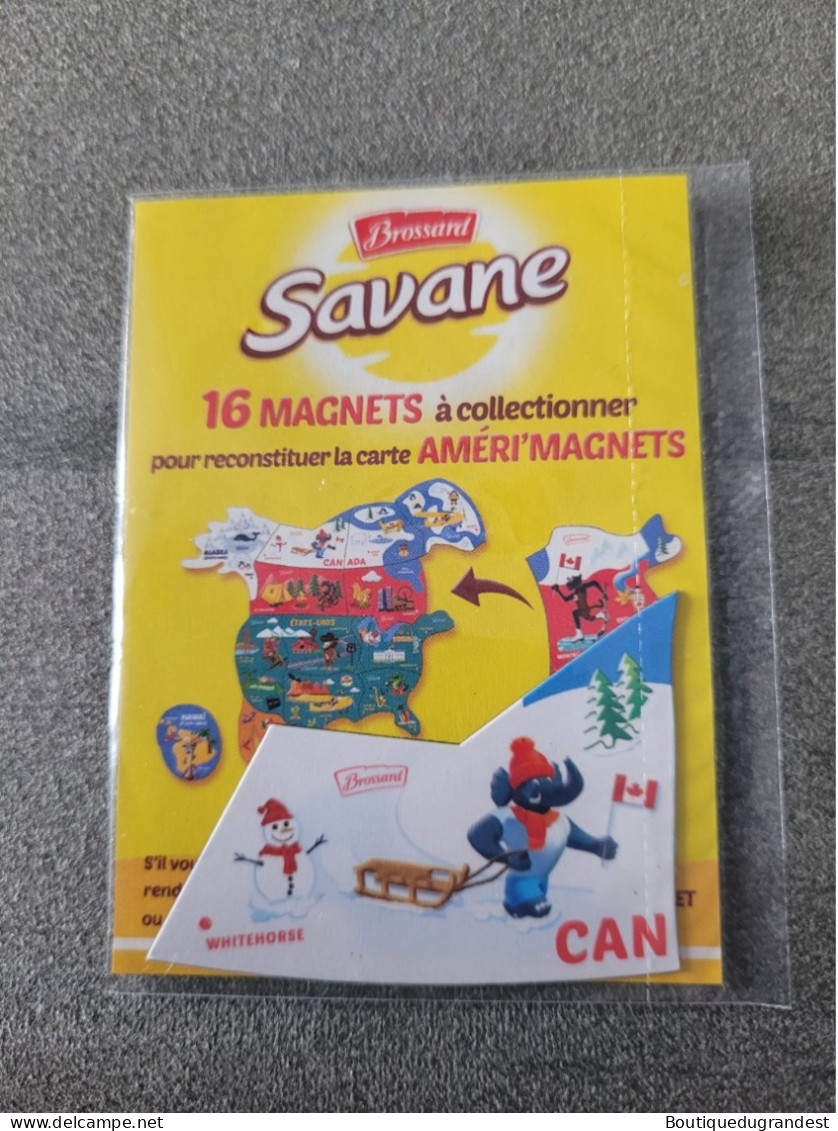 Magnet Brossard Savane Amérique Whitehorse Neuf - Publicidad