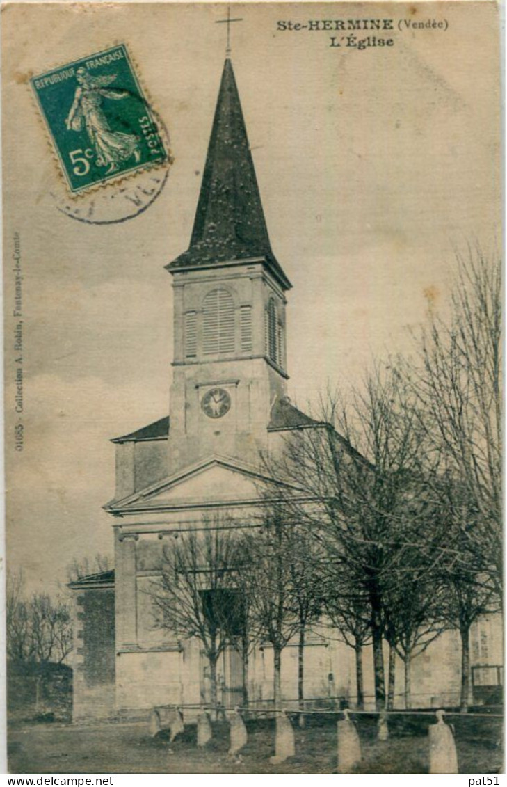 85 - Sainte Hermine : L' Eglise - Sainte Hermine