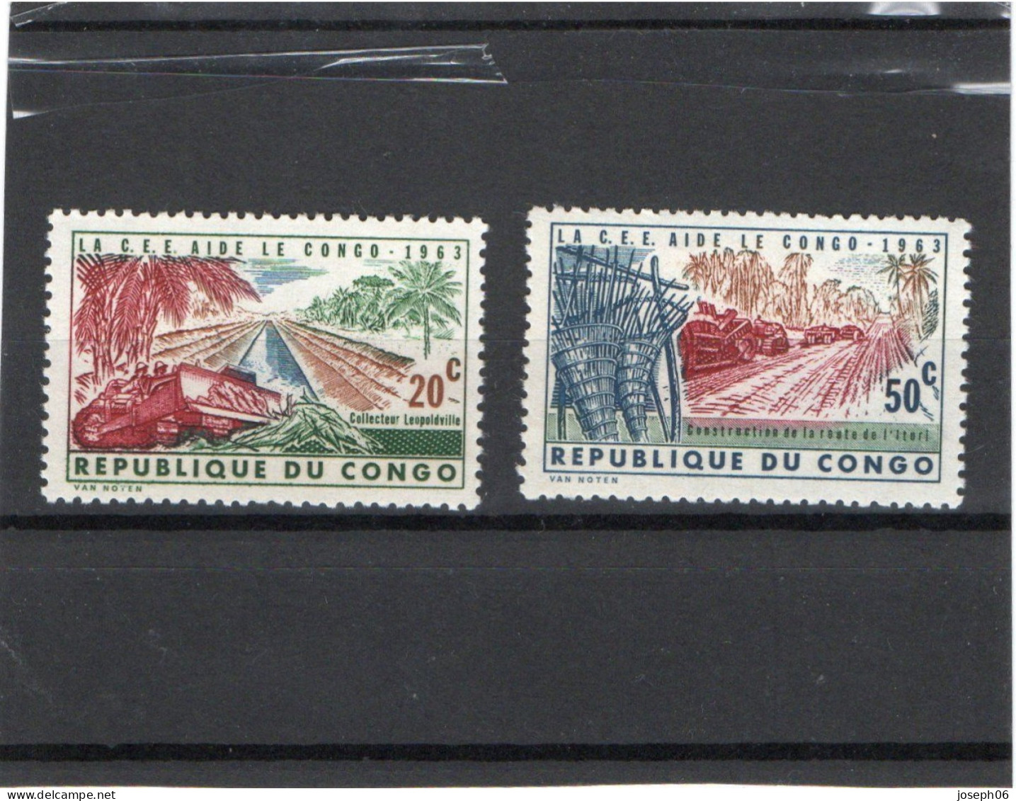 CONGO  BELGE 1963  Y.T. N° 507  à  513  NEUF**  Frais De Gestion Compris - Unused Stamps