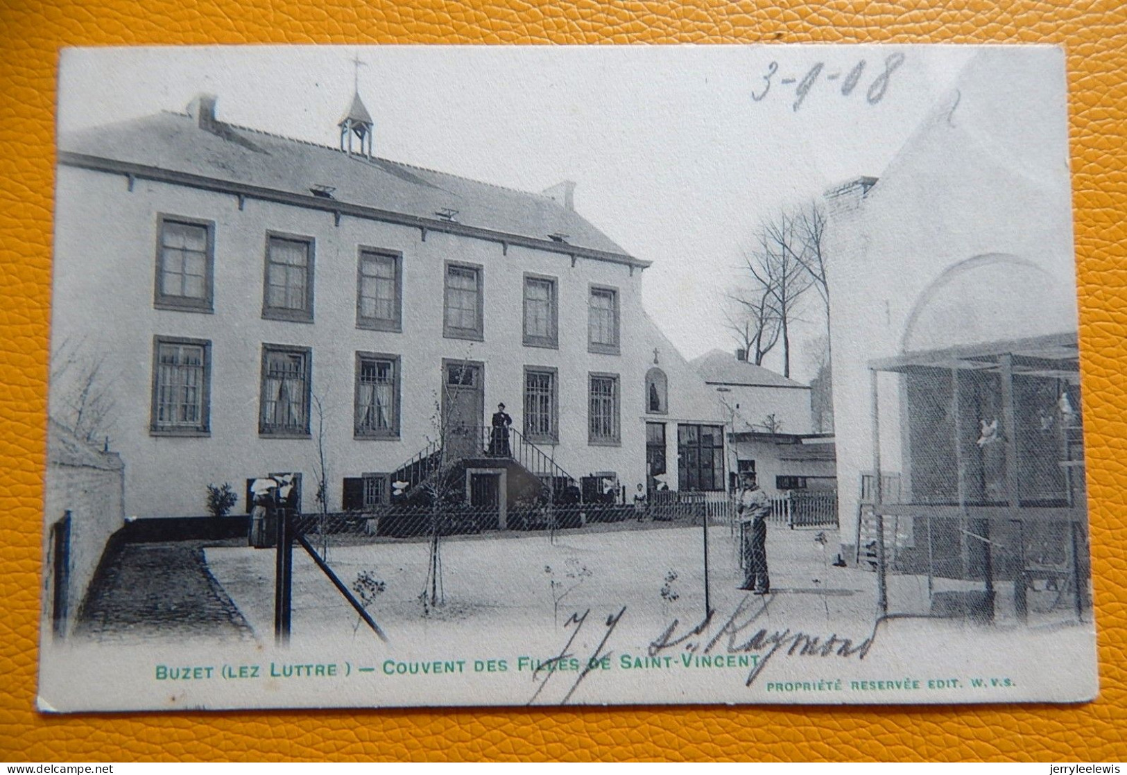 BUZET  (Lez Luttre)  -  Couvent Des Filles De Saint Vincent   - 1908 - Pont-a-Celles