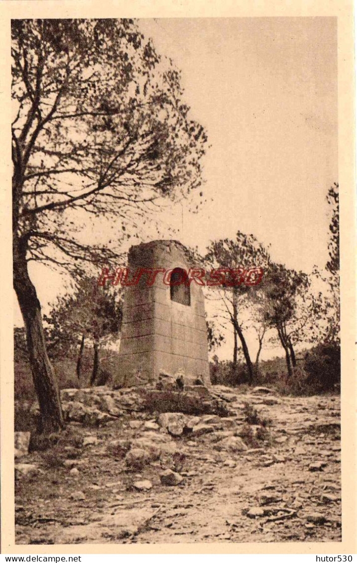 CPA TRETS - ORATOIRE DE SAINT ZACHARIE - CHEMIN ST JEAN DU PUY - Trets