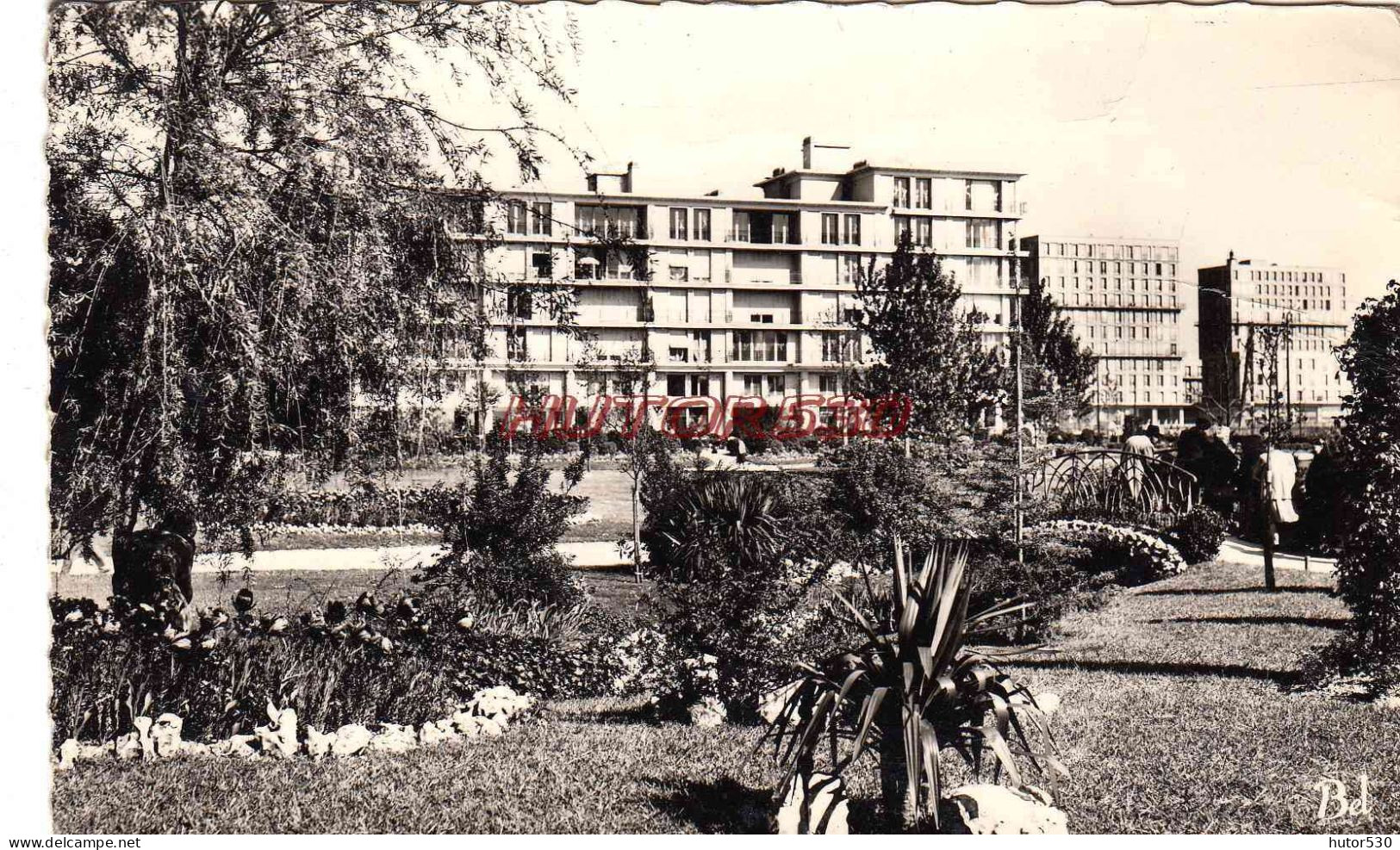 CPSM LE HAVRE - LES NOUVEAUX IMMEUBLES - JARDINS ST ROCH - Square Saint-Roch