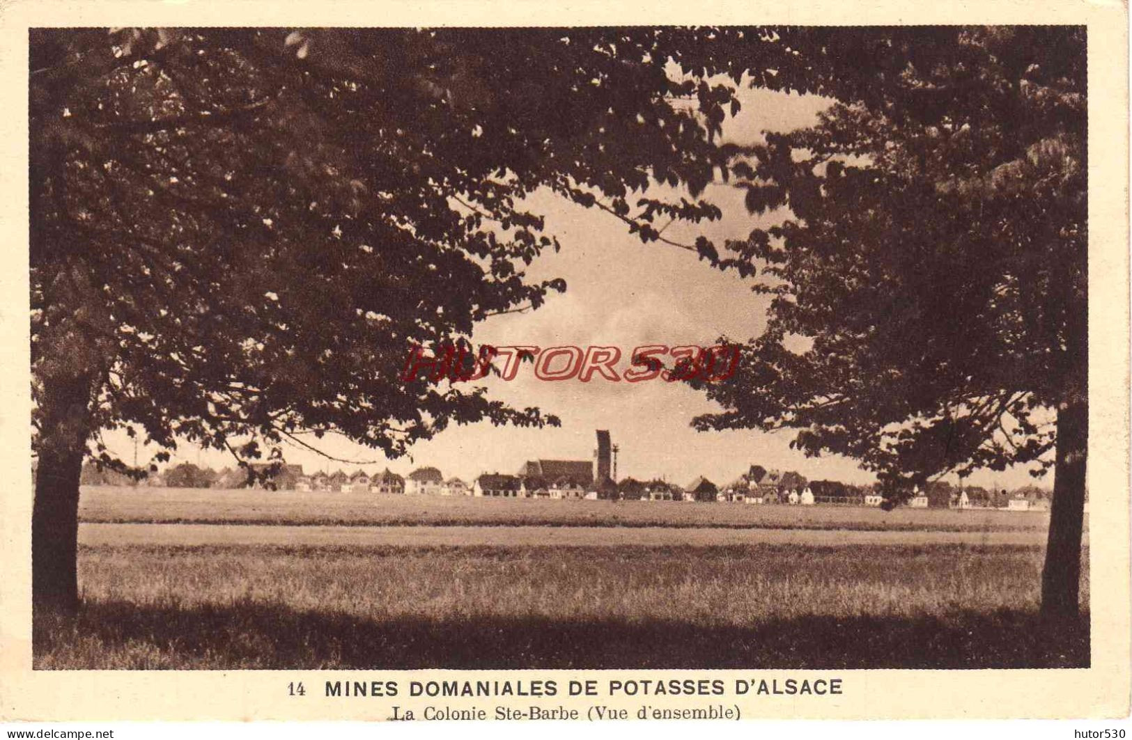 CPA ALSACE - MINES DOMANIALES DE POTASSES D'ALSACE - Alsace