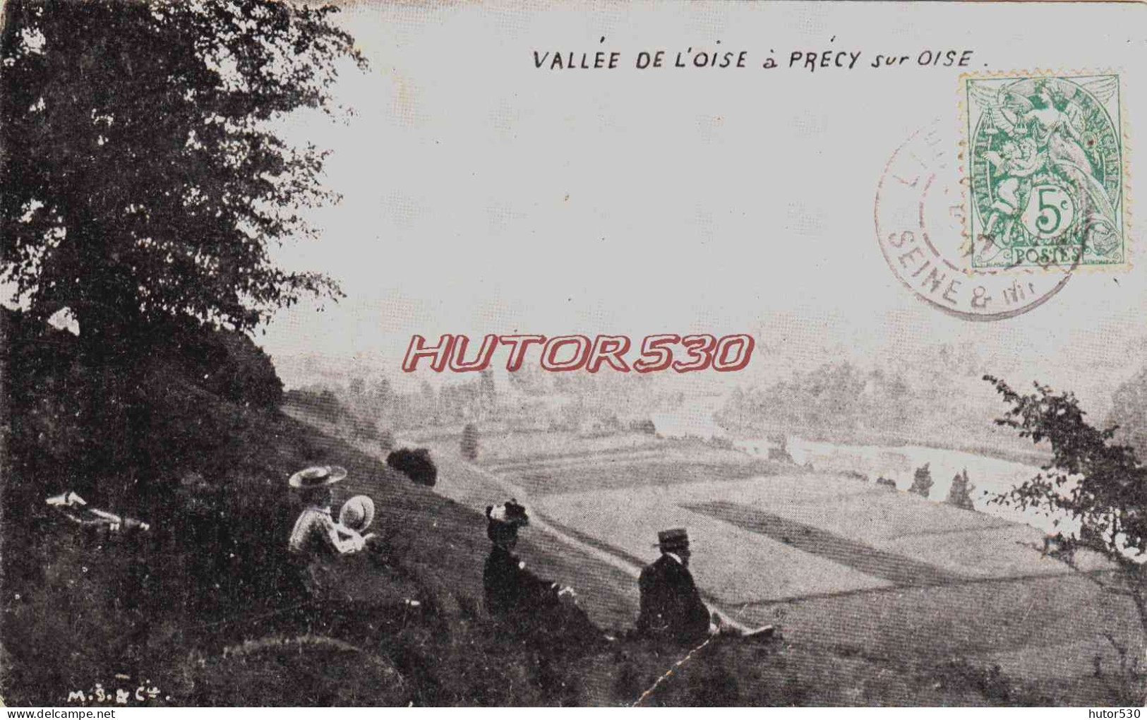 CPA PRECY SUR OISE - OISE - LA VALLEE - Précy-sur-Oise