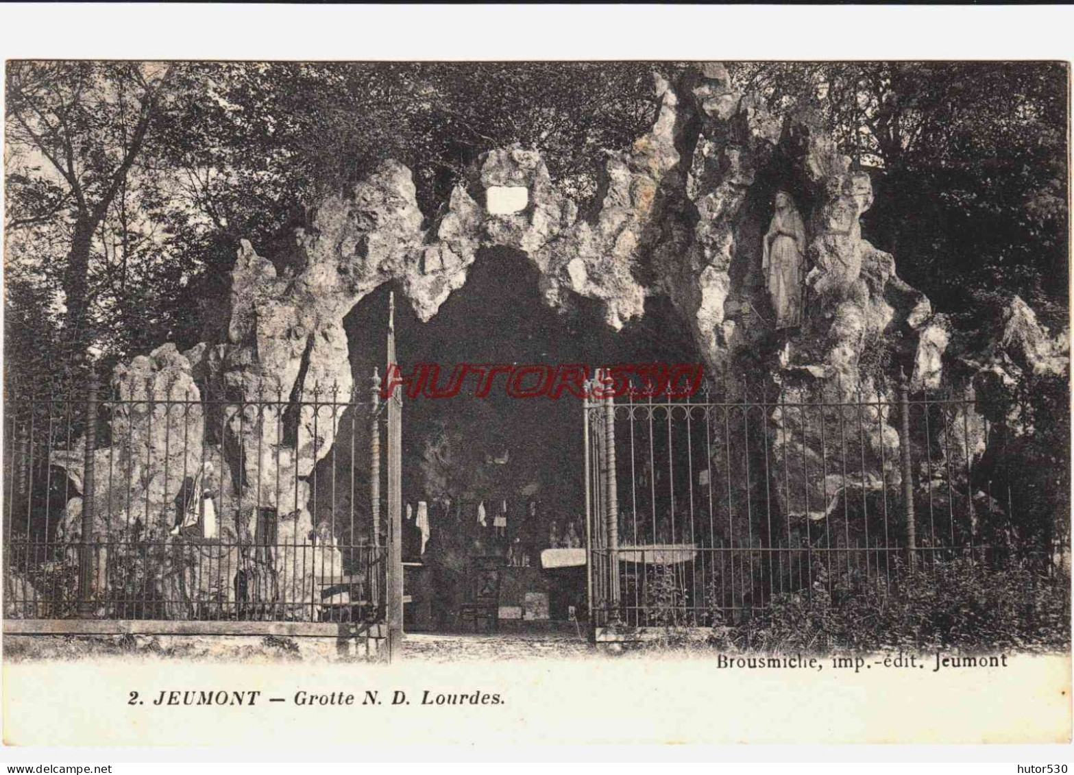 CPA JEUMONT - NORD - GROTTE NOTRE DAME DE LOURDES - Jeumont