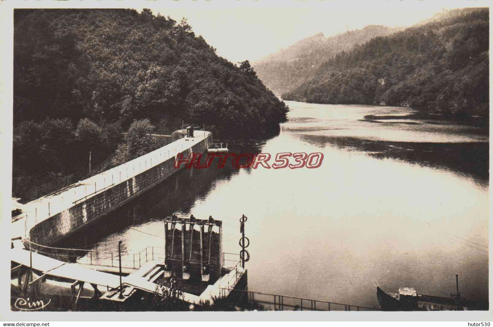 CPSM COURPIERE - PUY DE DOME - LE BARRAGE DE SAUVIAT - Courpiere