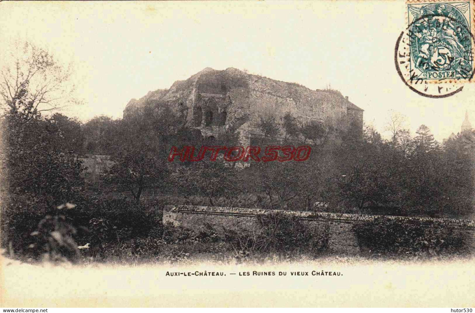 CPA AUXI LE CHATEAU - PAS DE CALAIS - LES RUINES - Auxi Le Chateau