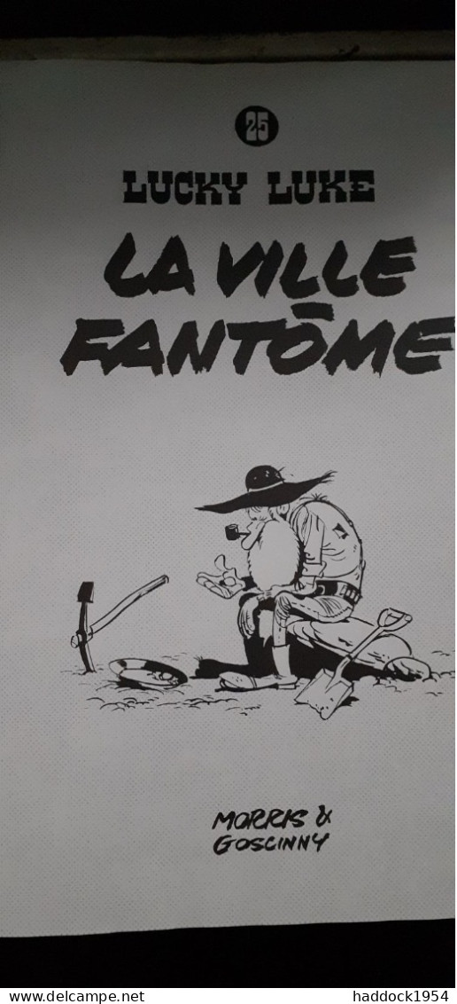 la ville fantôme LUCKY LUKE MORRIS GOSCINNY éditions black et white 2023