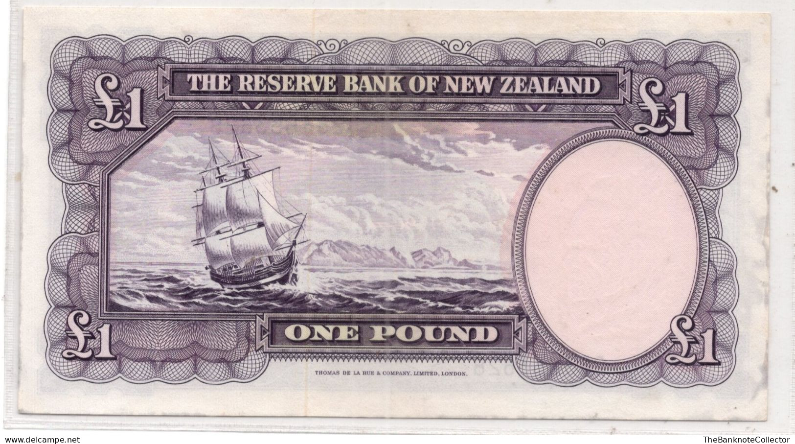 New Zealand 1 Pound ND 1960-67 Captain Cook Fleming Sign P-159 Very Fine - New Zealand