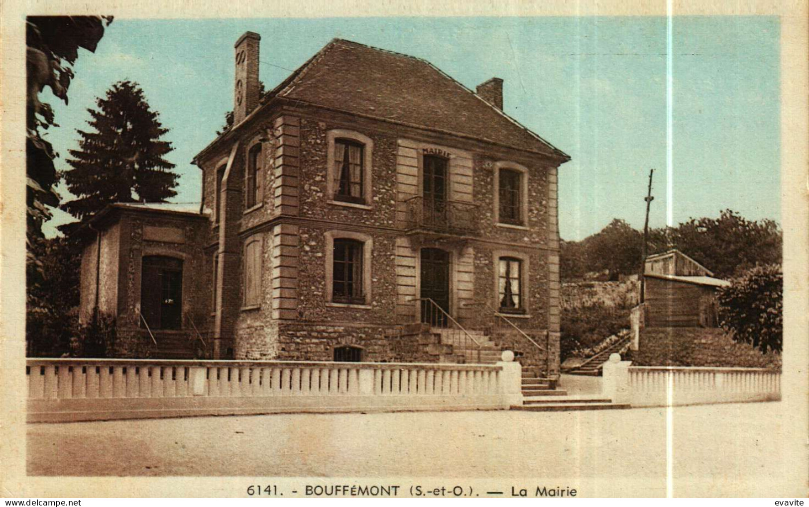 CPSM   (95)     BOUFFEMONT   La Mairei - Bouffémont