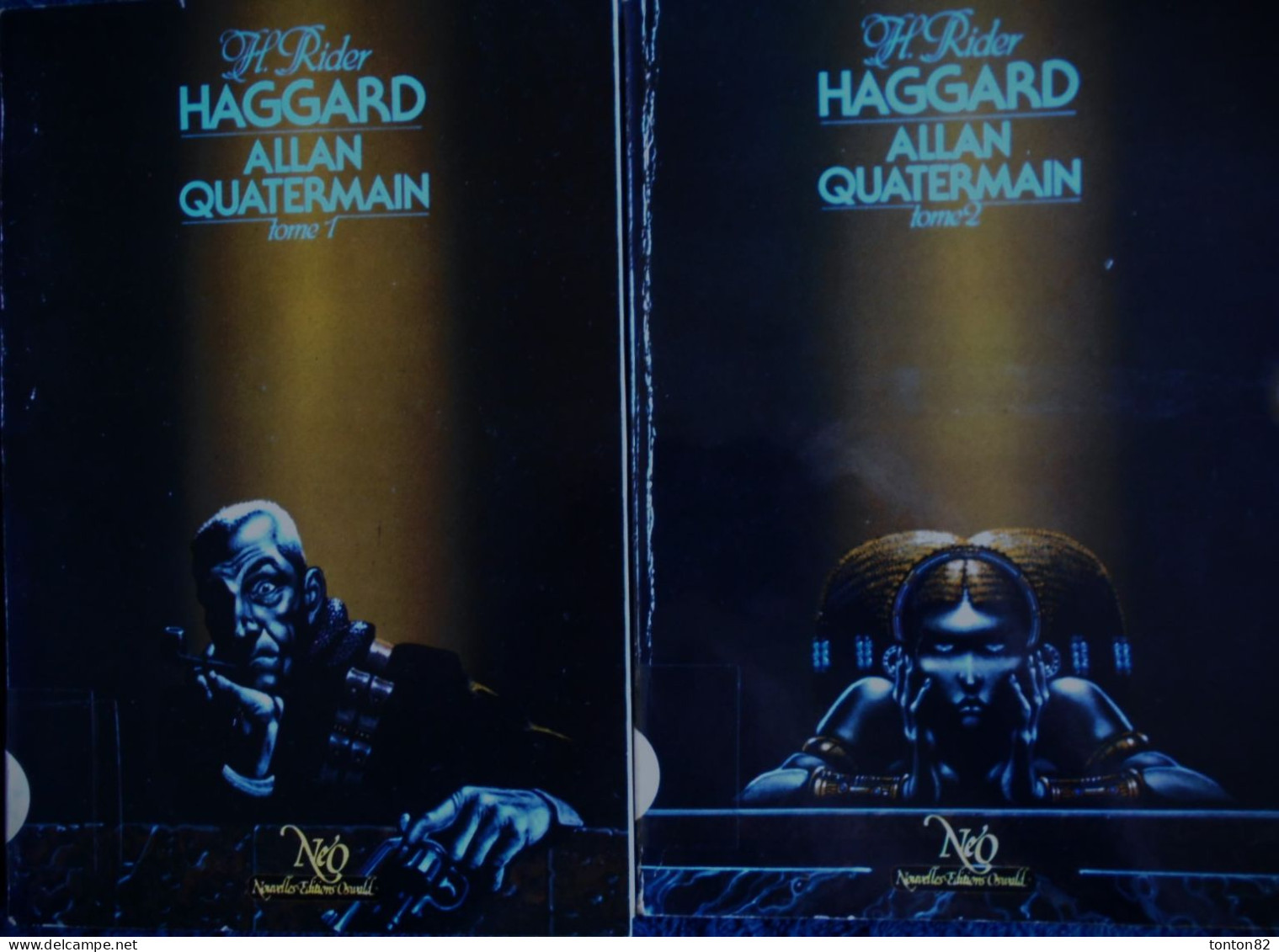NéO 93 - 94 - Allan Quatermain - H. Rider Haggard - ( 1983 ) . - NEO Nouvelles Ed. Oswald