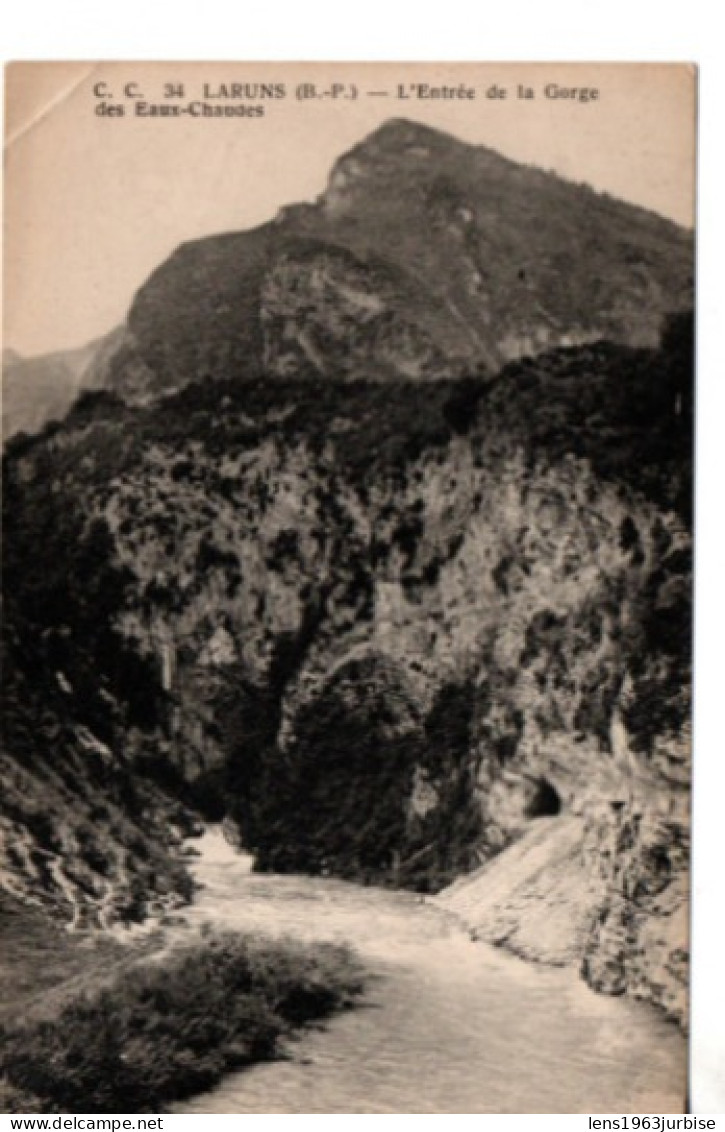 Laruns ,  L ' Entrée De La Gorge Des Eaux - Chaudes - Laruns