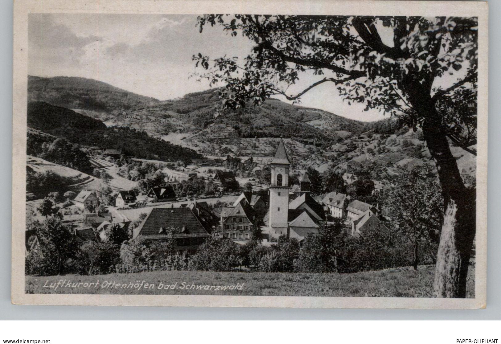 7593 OTTENHÖFEN, Blick über Den Ort, 1944 !!! - Offenburg