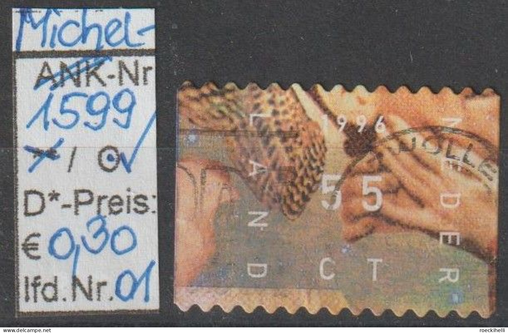 1996 - NIEDERLANDE - SM "Dez.marken - Gesichter..." 55 C Mehrf. - O  Gestempelt - S.Scan (1599o 01-02 Nl) - Used Stamps