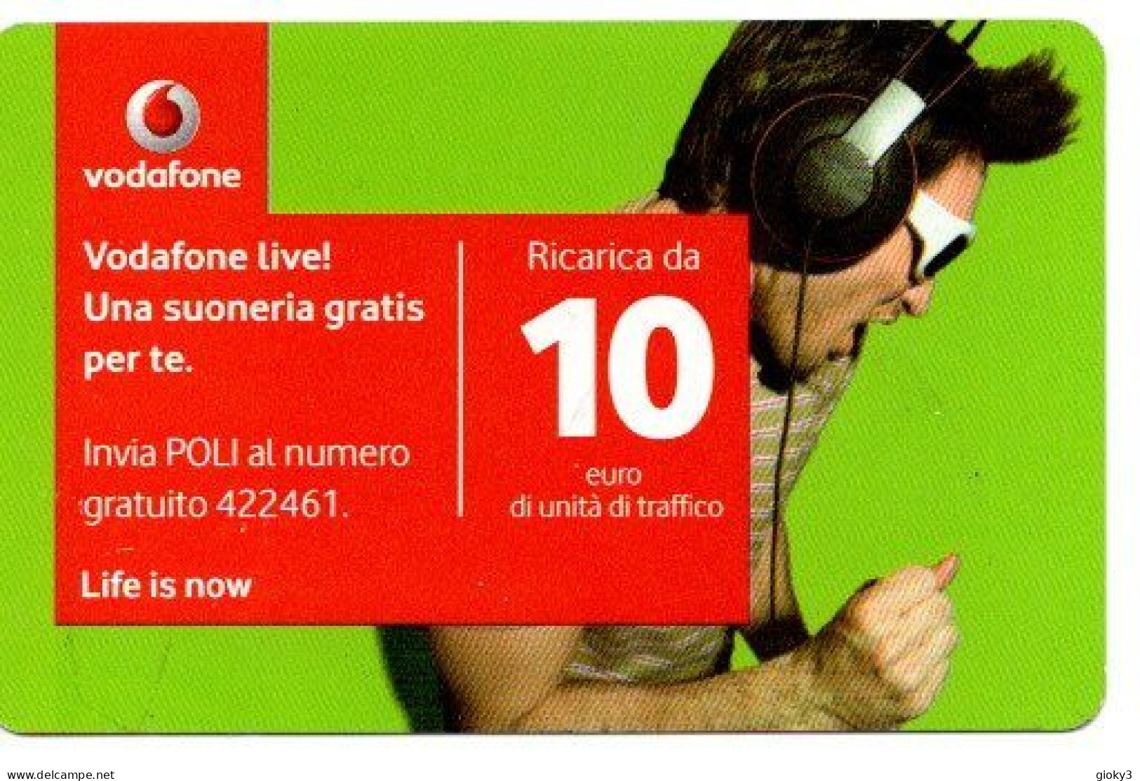 SCHEDA TELEFONICA RICARICA VODAFONE 10 EURO SCADENZA 2015 - Otros – Europa