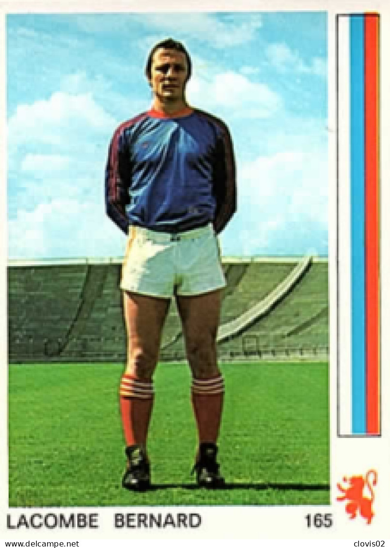 165 Bernard Lacombe - Olympique Lyonnais - Leon Glowacki Football 78 France NO PANINI Sticker Vignette - Autres & Non Classés