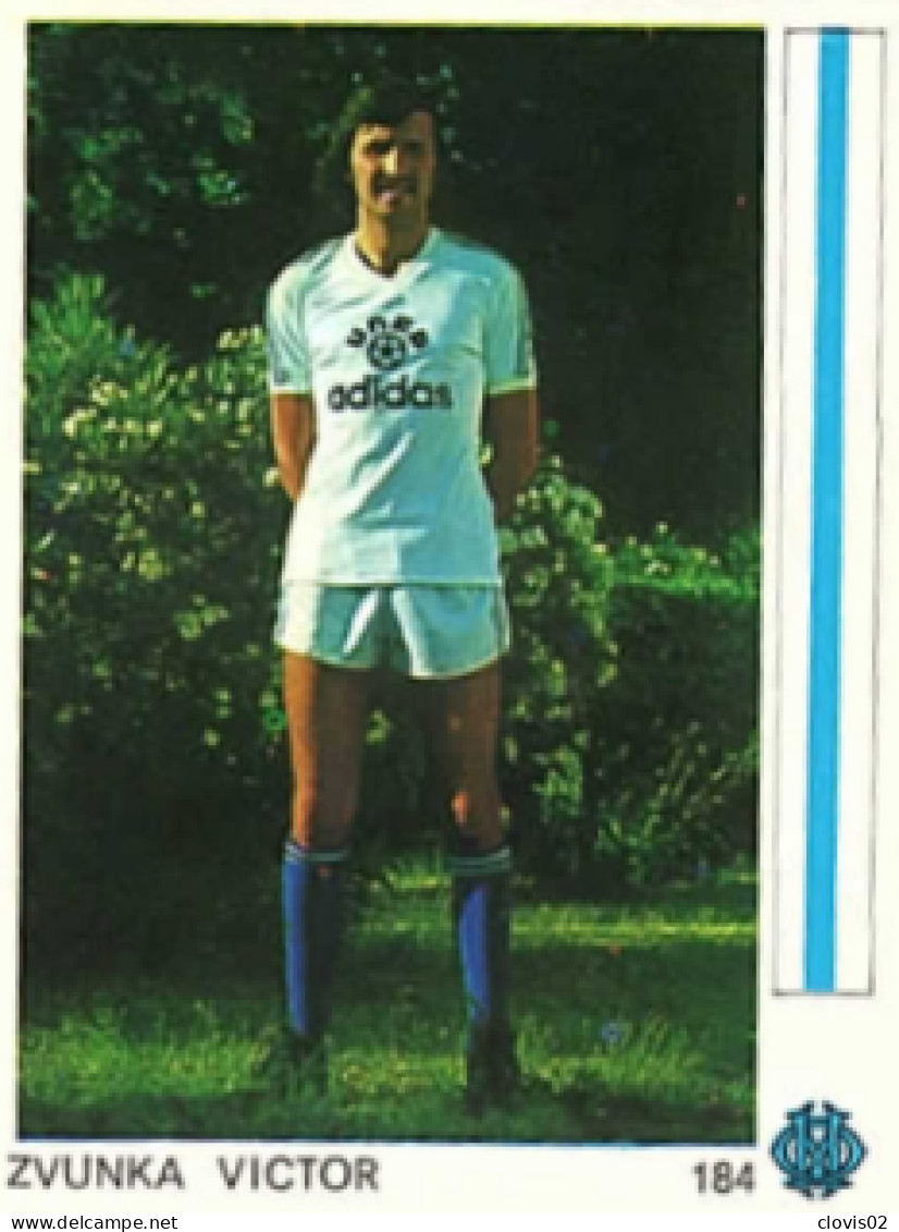 184 Victor Zvunka - Olympique De Marseille - Leon Glowacki Football 78 France NO PANINI Sticker Vignette - Autres & Non Classés