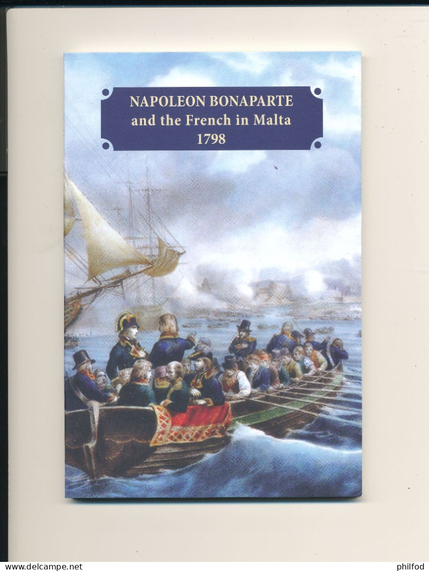 Malte - 2 Euro Commémorative BU - 2023  - Napoléon Bonaparte - Ensemble Complet - Malte