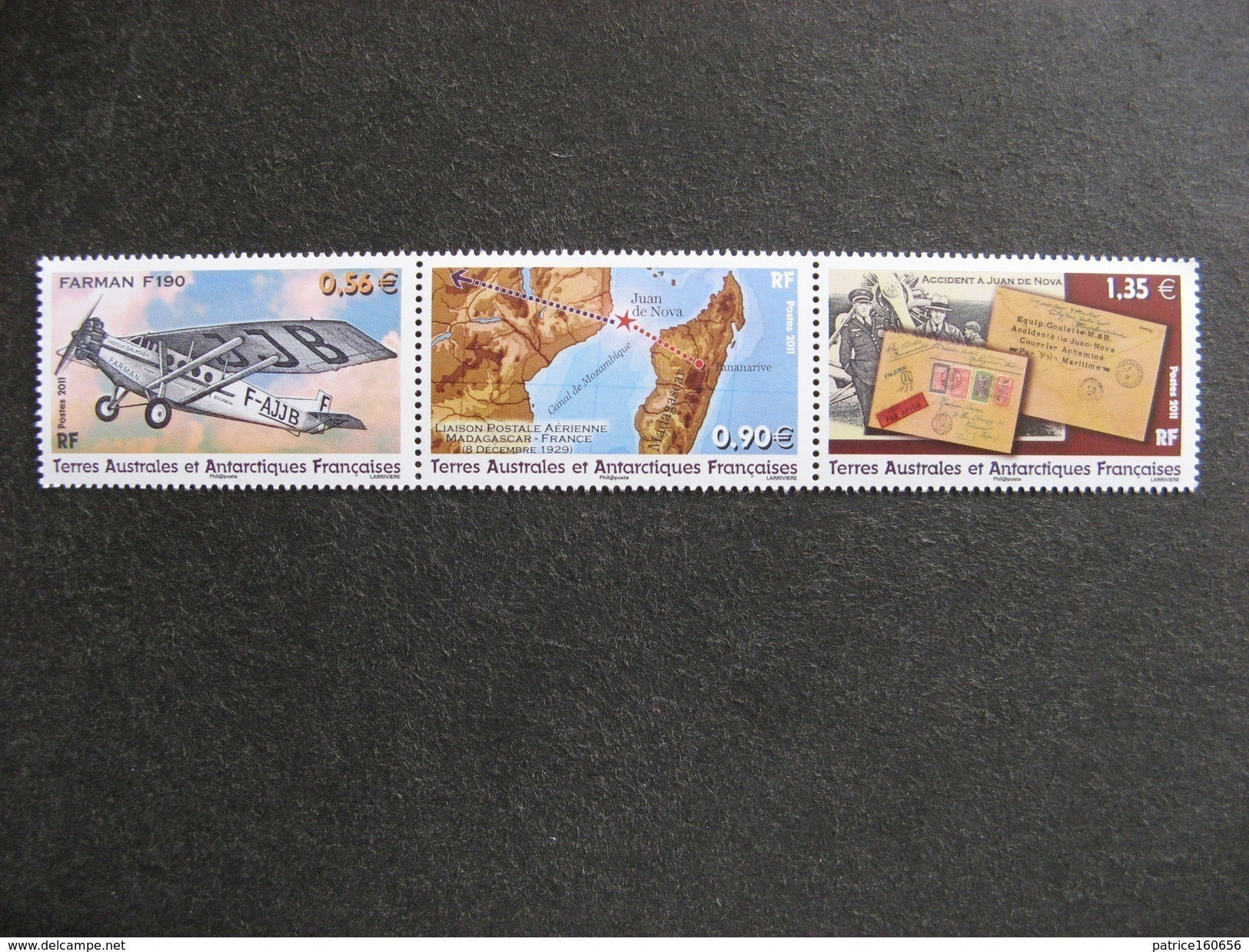 TAAF: TB Bande N° 591/593, Neuve XX. - Unused Stamps