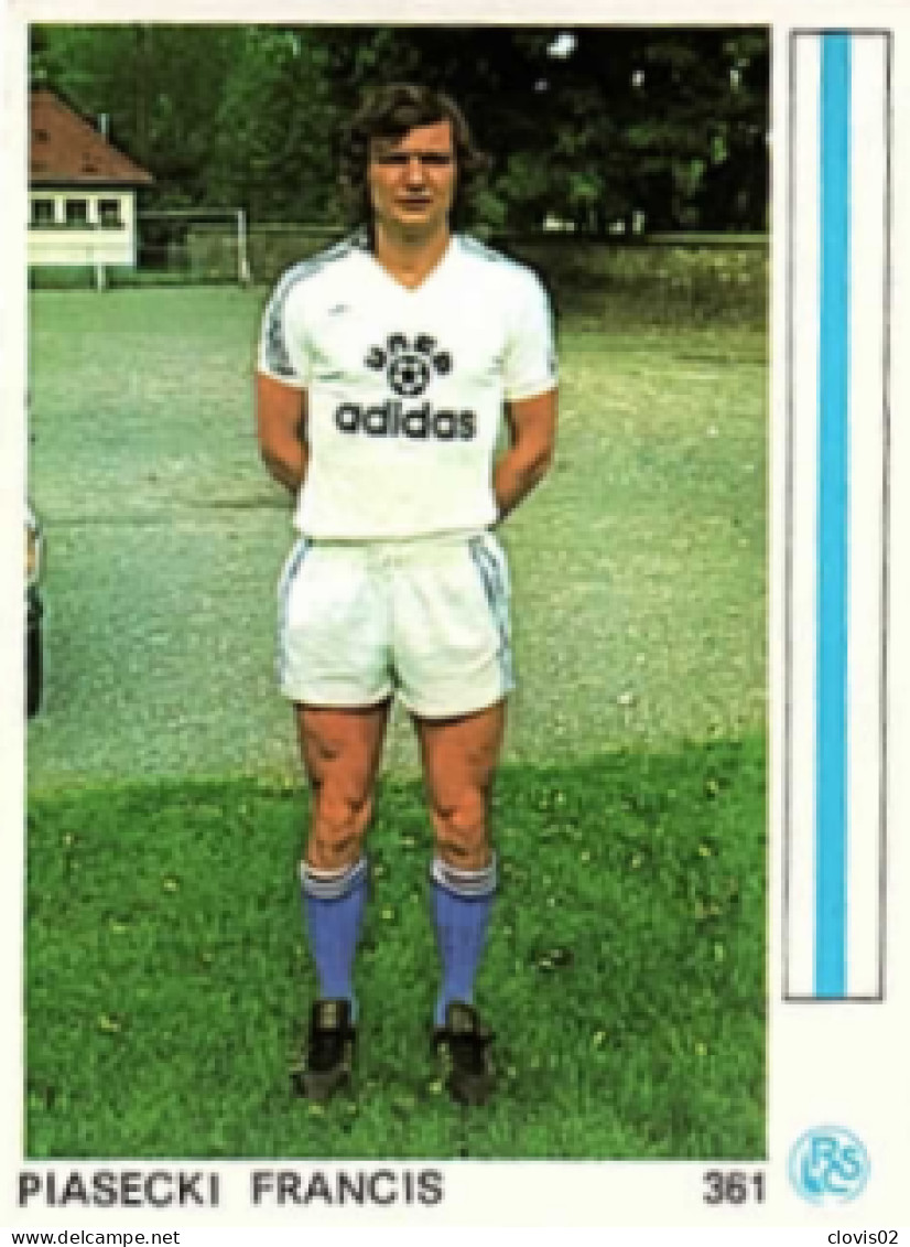 361 Francis Piasecki - R-P. Strasbourg - Leon Glowacki Football 78 France NO PANINI Sticker Vignette - Autres & Non Classés