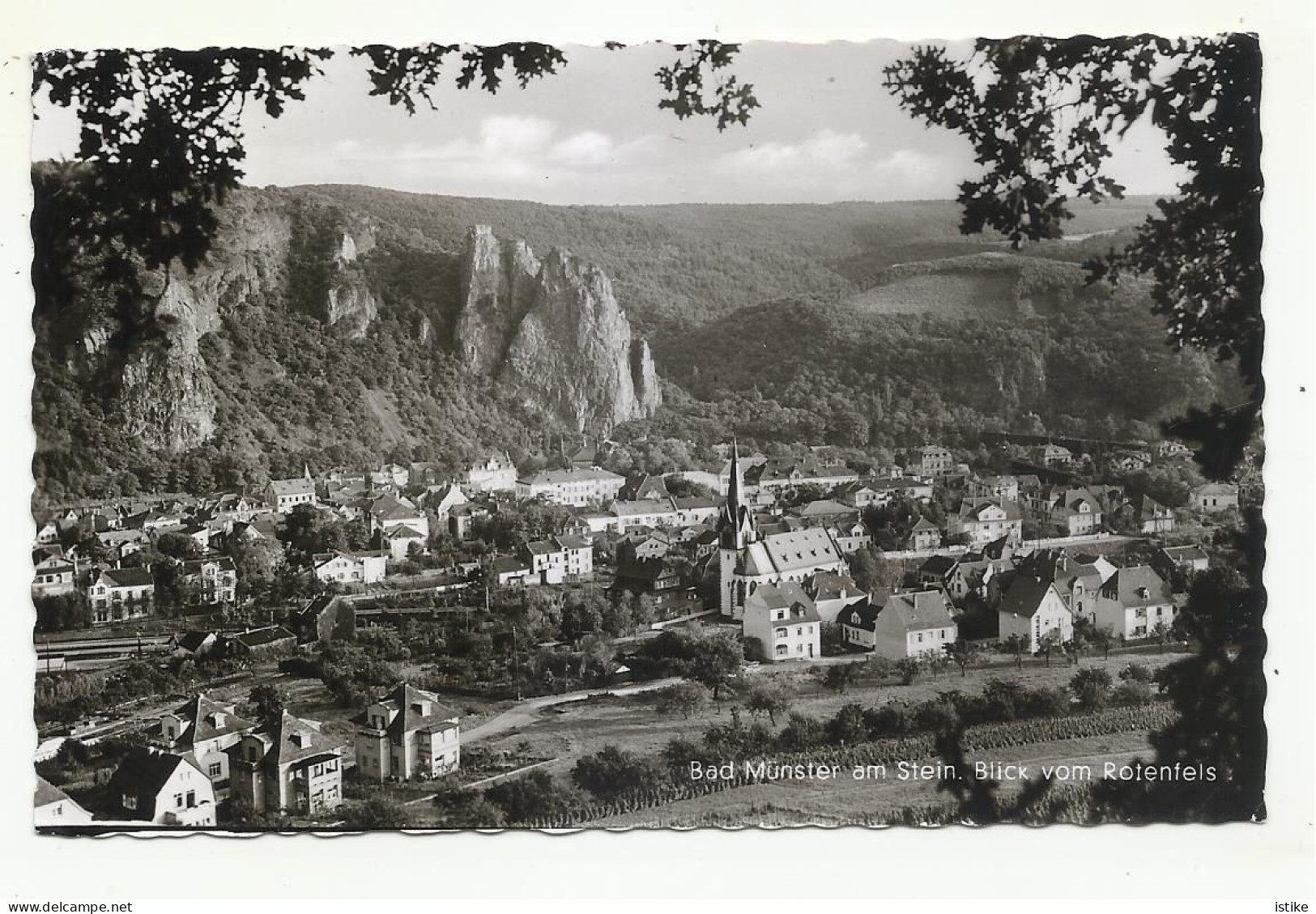 Germany, Bad Münster(Muenster) A. Stein Vom Rotenfels, Partial General View. - Bad Muenster A. Stein - Ebernburg