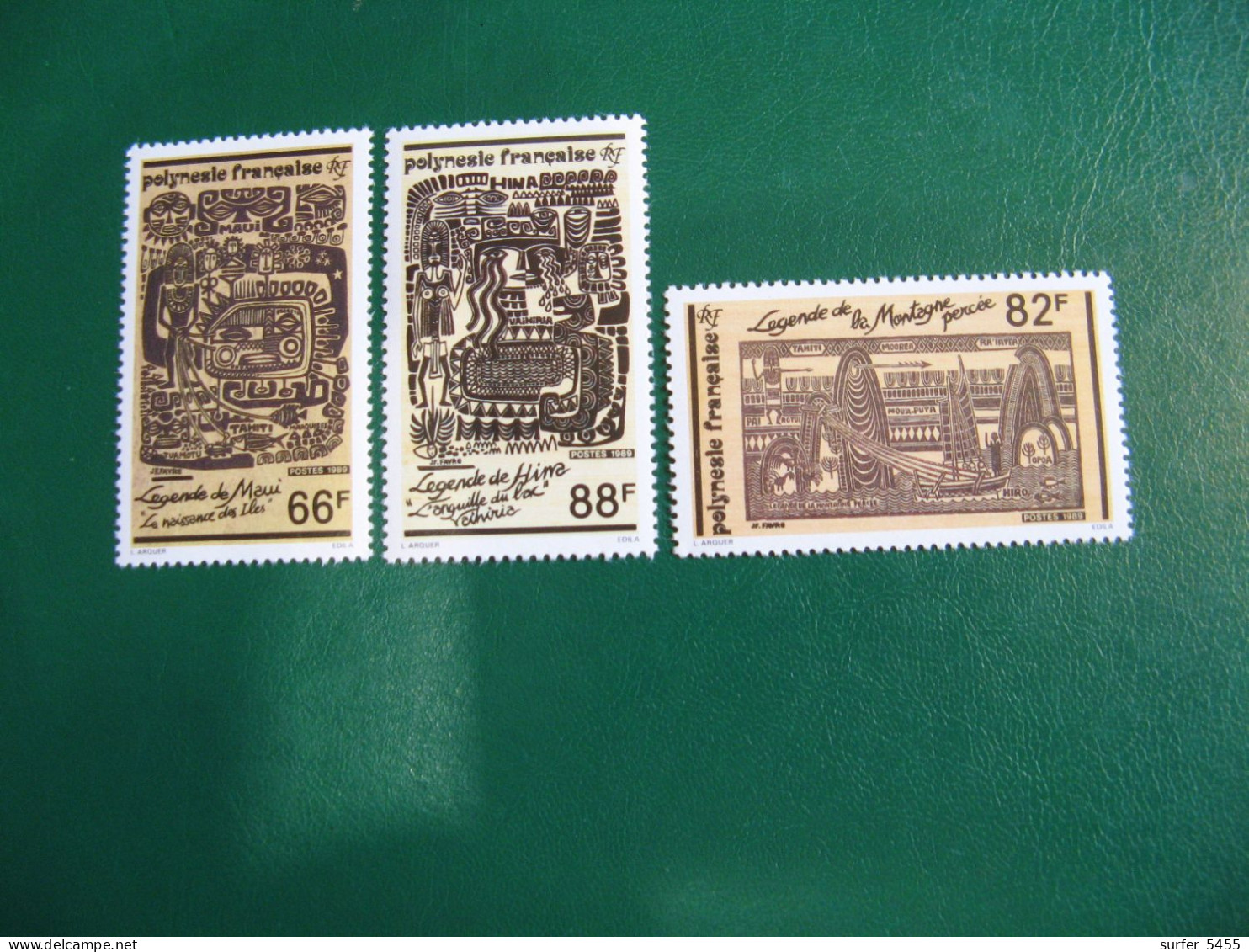 P0LYNESIE YVERT PO ORDINAIRE N° 347/349 TIMBRES NEUFS ** LUXE - MNH - SERIE COMPLETE- COTE 6,70 EUROS - Unused Stamps