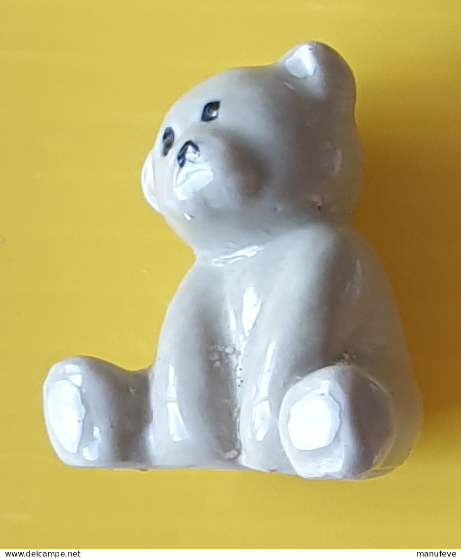 Fève - Jouet Coloré  2024 - Ours Gris - Nounours - Ours - Animaux