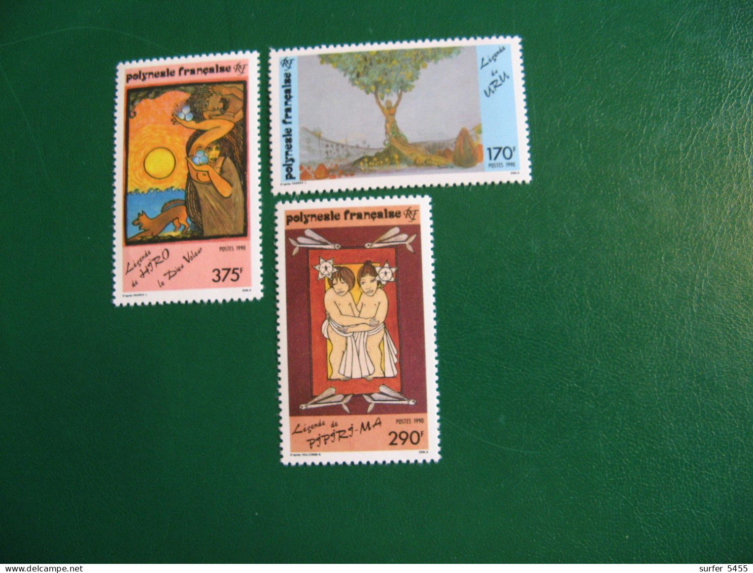 P0LYNESIE YVERT PO ORDINAIRE N° 368/370 TIMBRES NEUFS ** LUXE - MNH - SERIE COMPLETE- FACIALE 7,00 EUROS - Ongebruikt