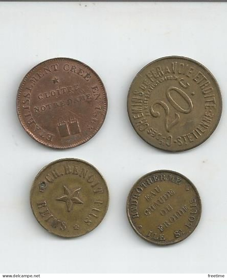 Jetons -monnaies Nécessité Français - Monetary / Of Necessity