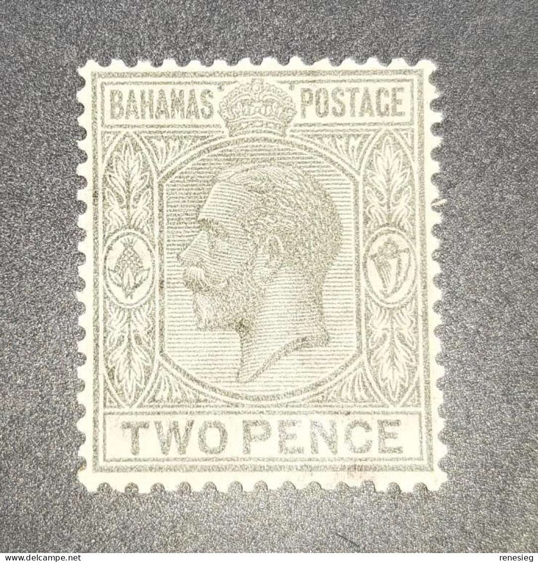 Bahamas George V Yvert 2p 79A MH - 1859-1963 Crown Colony