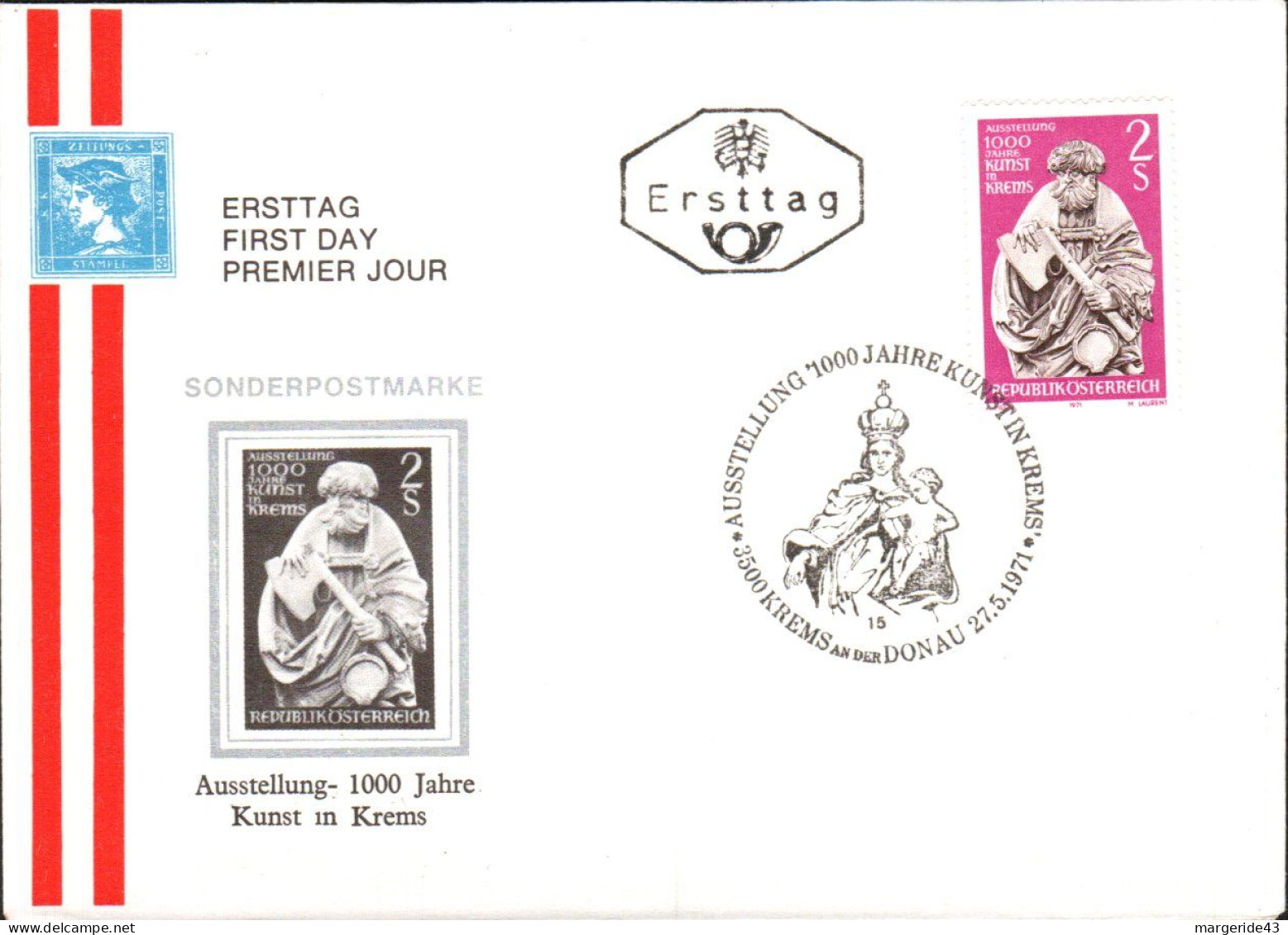 AUTRICHE  LOT DE 86 FDC DIFFERENTES