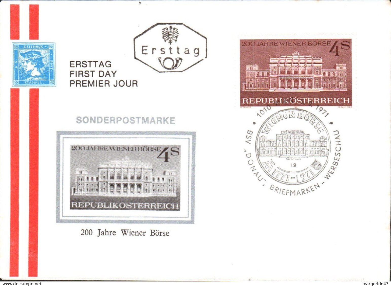 AUTRICHE  LOT DE 86 FDC DIFFERENTES