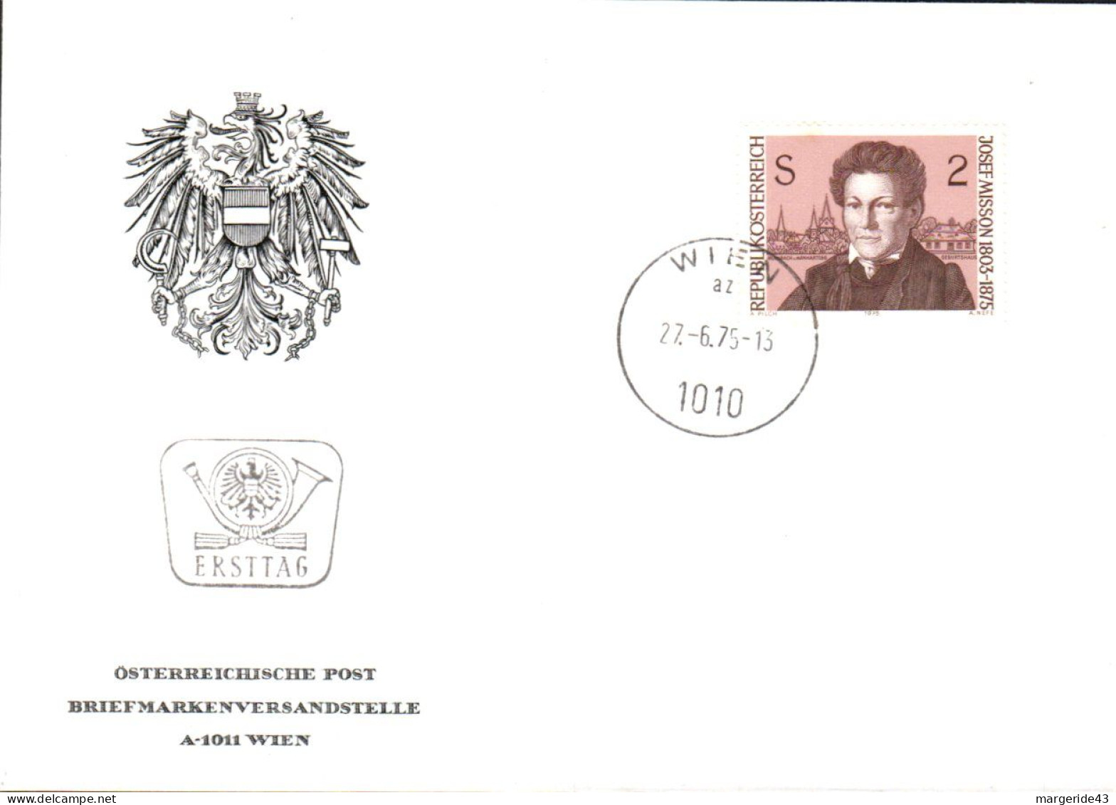 AUTRICHE  LOT DE 86 FDC DIFFERENTES