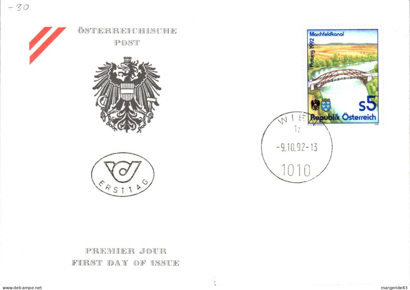 AUTRICHE  LOT DE 86 FDC DIFFERENTES