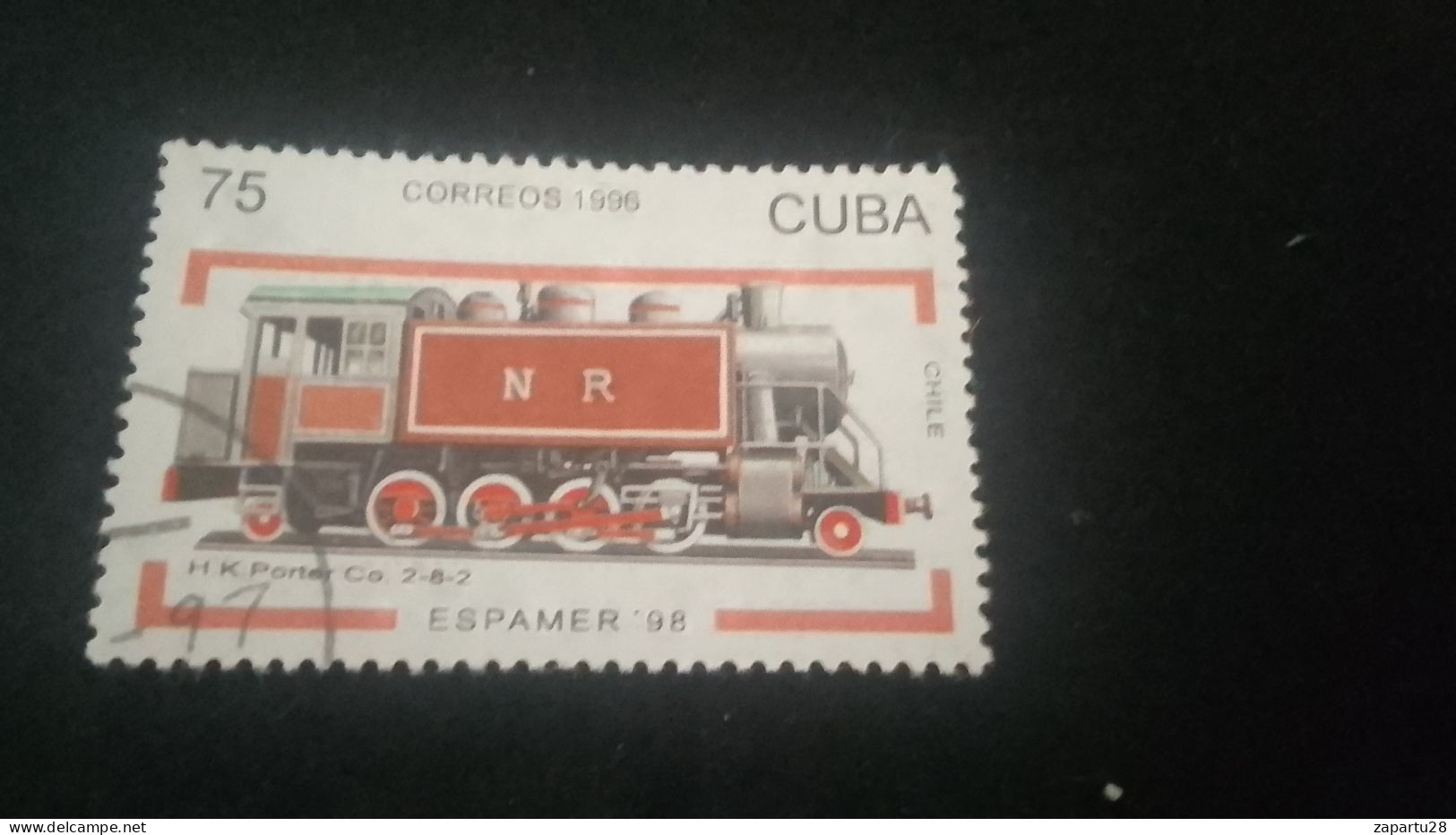 CUBA- 1980-90   75  C.     DAMGALI - Oblitérés