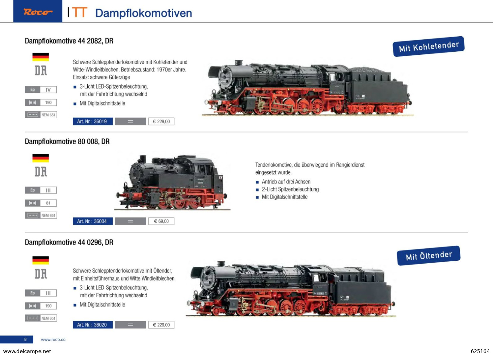 Catalogue ROCO 2017 TT Katalog Inkl. Neuheiten Spur 1/120 - Allemand