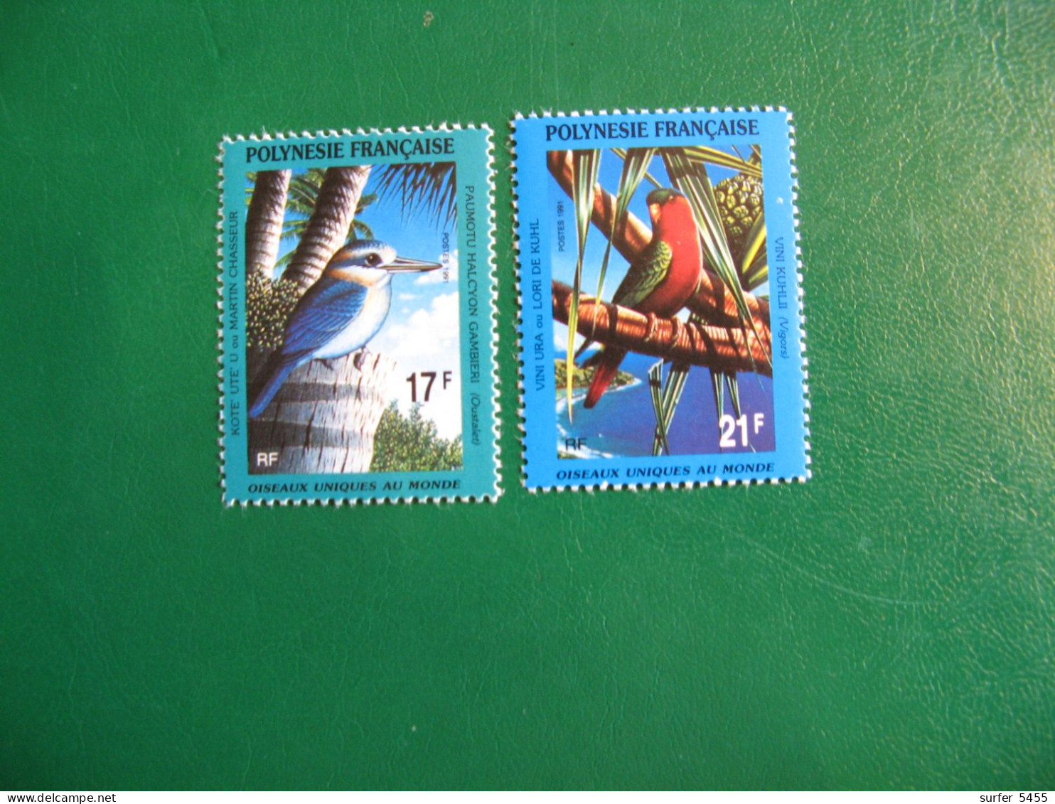 P0LYNESIE YVERT PO ORDINAIRE N° 383/384 TIMBRES NEUFS ** LUXE - MNH - SERIE COMPLETE- COTE 1,30 EURO - Ongebruikt