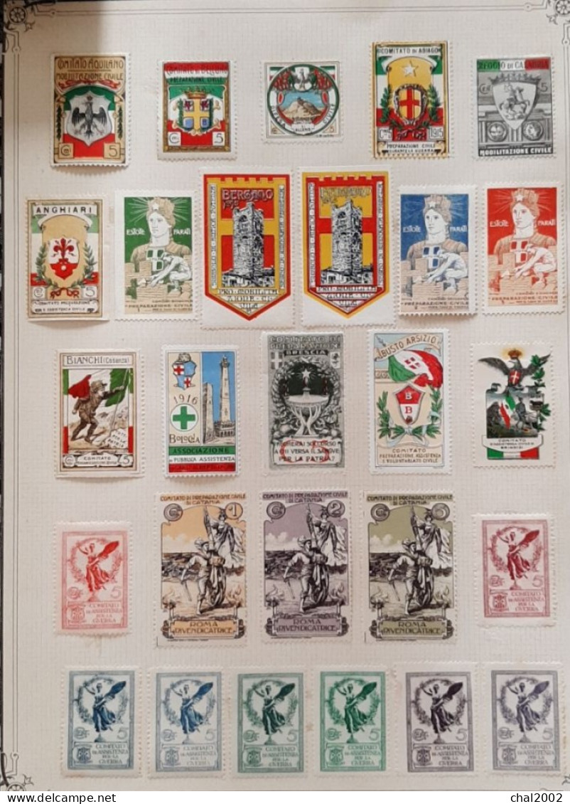 Comitato Di Assistenza Per La Gverra     27 Vignettes - Kriegspropaganda