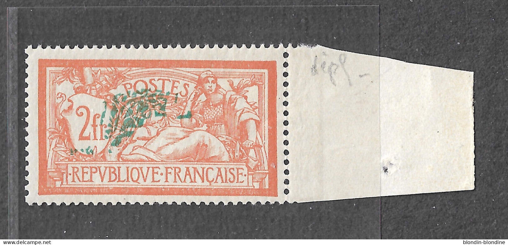 FRANCE YT 145f NEUF** TB VARIÉTÉ CENTRE DÉPLACÉ - Unused Stamps