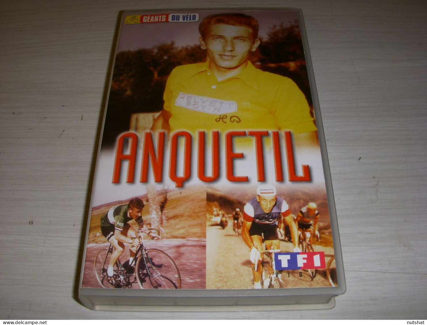 CYCLISME CASSETTE VHS Les GEANTS Du VELO Jacques ANQUETIL 75mn - Sports