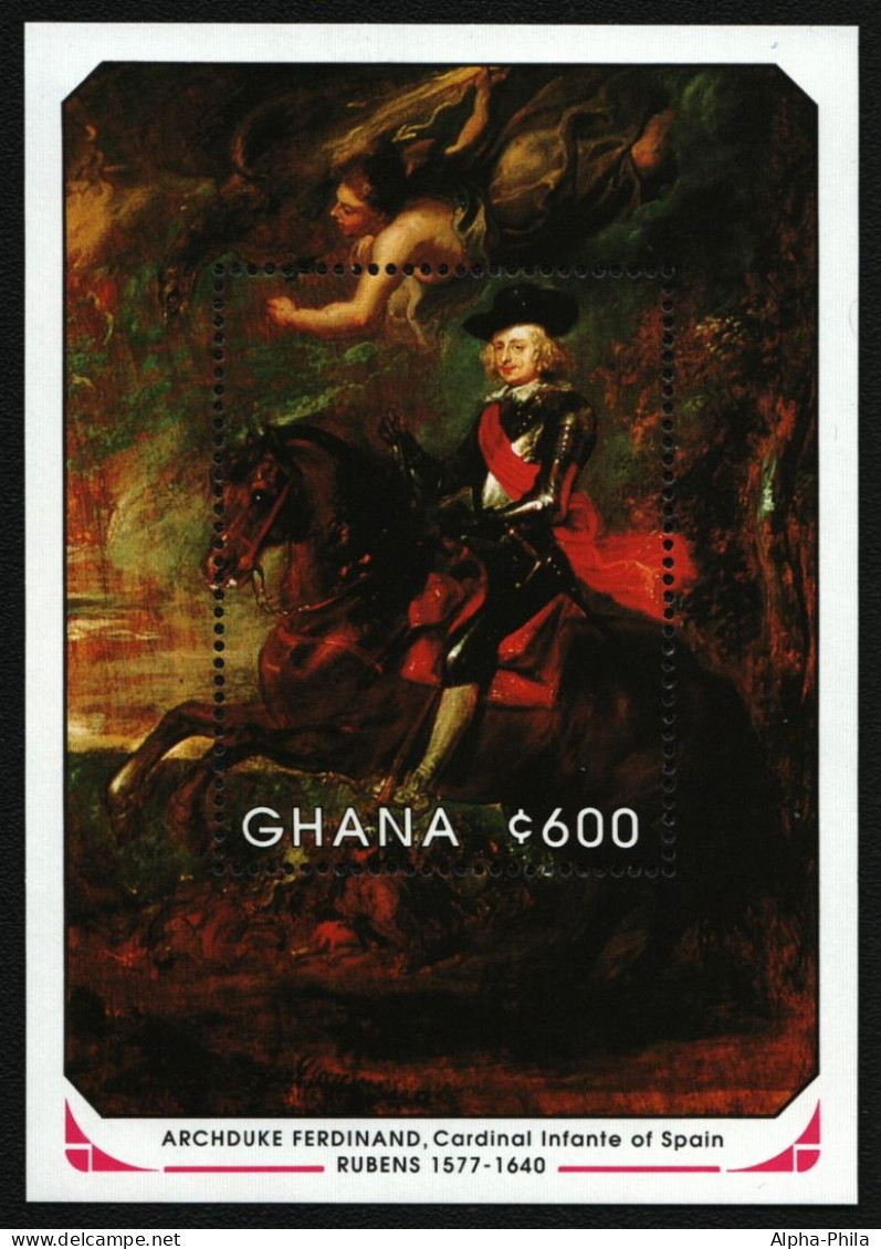 Ghana 1990 - Mi-Nr. Block 166 ** - MNH - Gemälde / Paintings - Rubens - Ghana (1957-...)