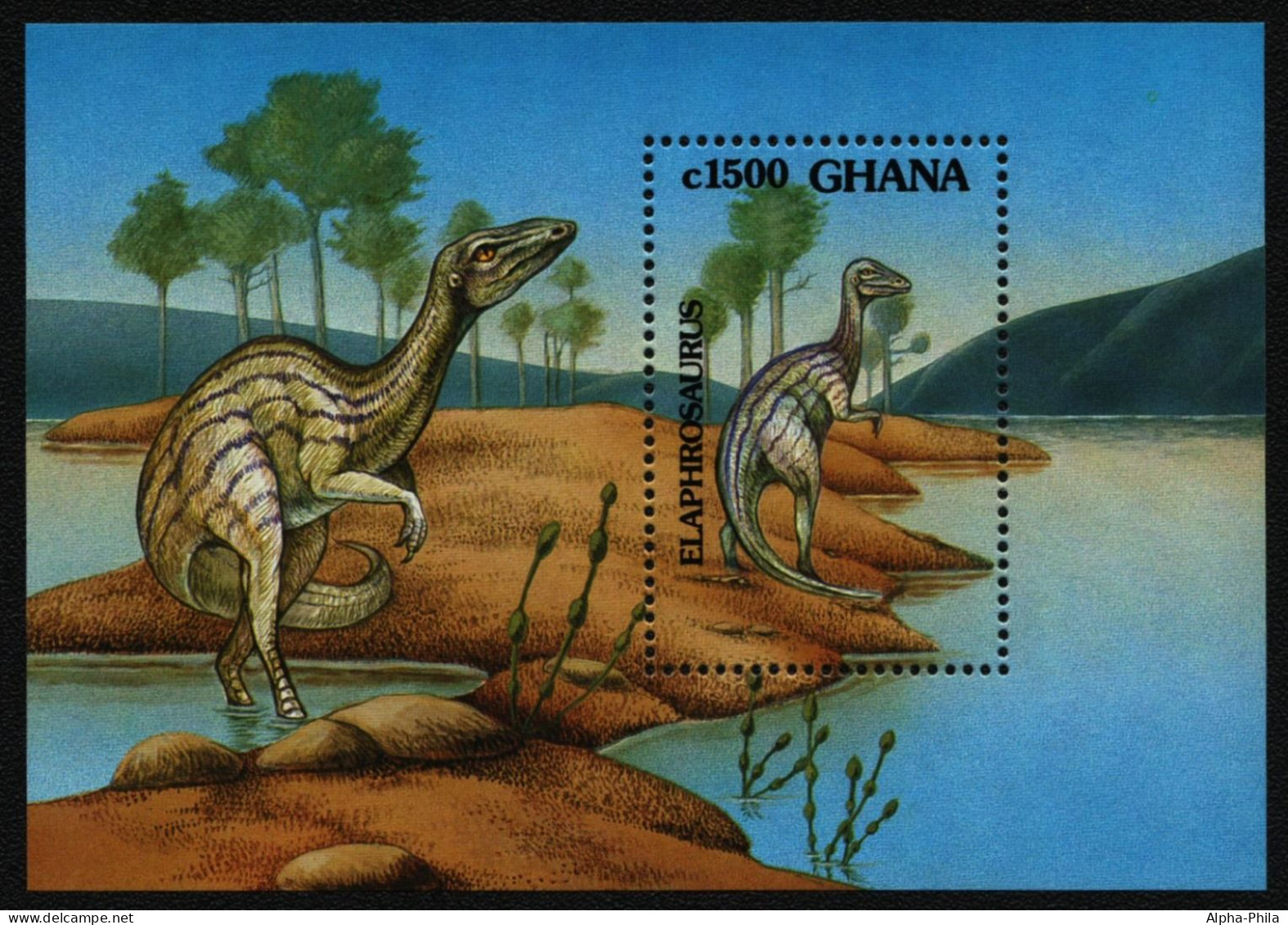 Ghana 1992 - Mi-Nr. Block 201 ** - MNH - Prähistorische Tiere - Ghana (1957-...)