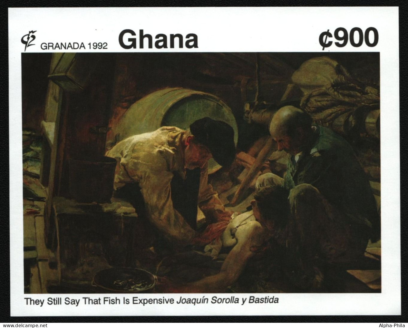 Ghana 1992 - Mi-Nr. Block 198 ** - MNH - Gemälde / Paintings - Ghana (1957-...)